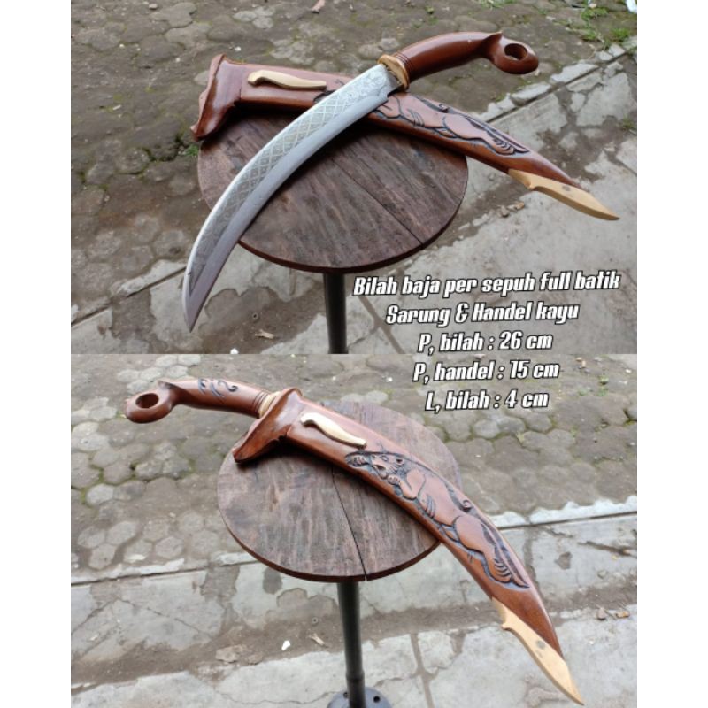 pisau krambit minang jumbo batik