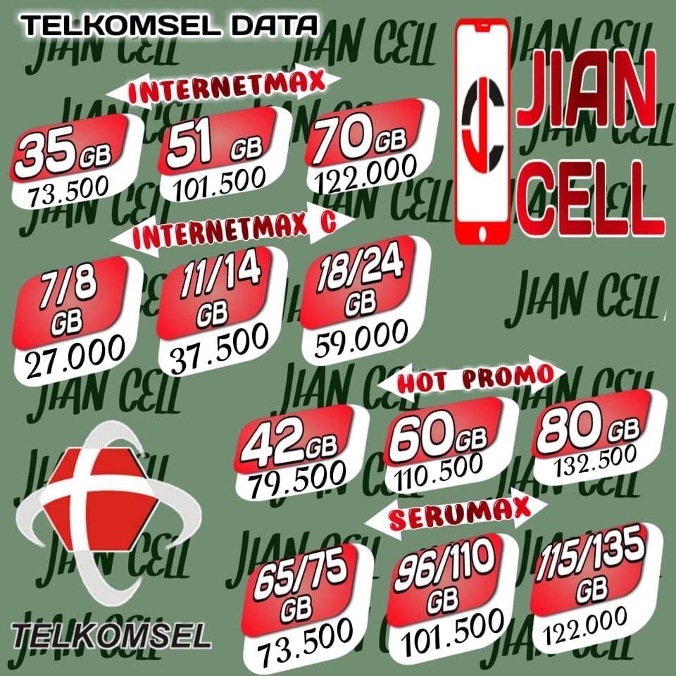 KUOTA TELKOMSEL internetMAX | seruMAX | HOT PROMO [24 JAM]