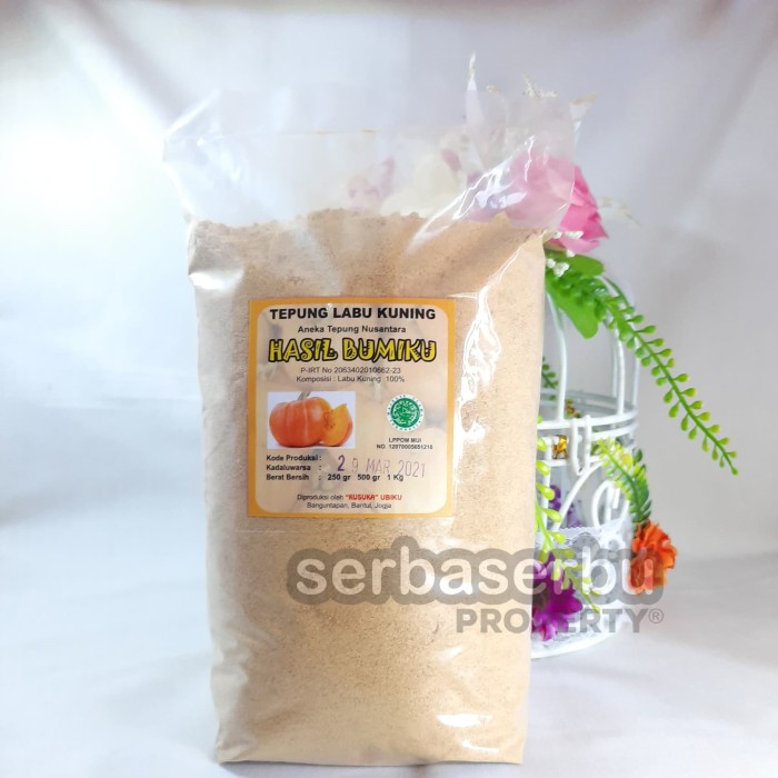 

MURAH Tepung Labu Kuning Kemasan 1 Kg (Sudah Dinkes PIRT & LPPOM MUI)