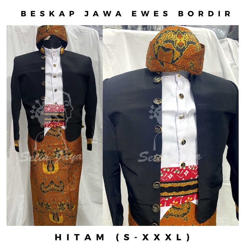 Beskap Jawa Solo/ Jawa Beskap Among Polos Dan Bordir