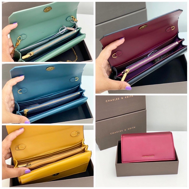 Two-Tone Mini Long Wallet