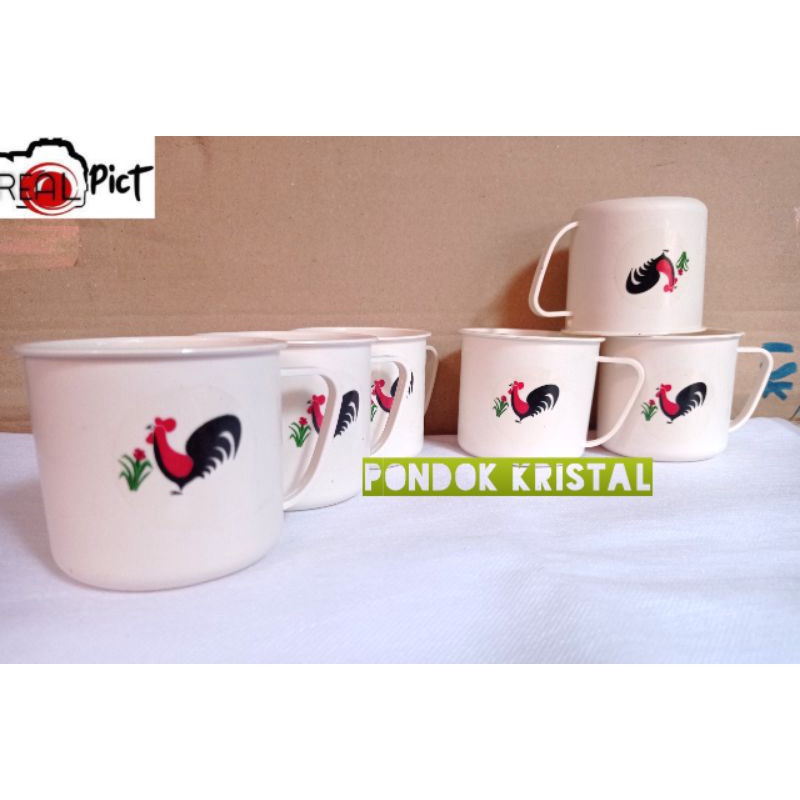 cangkir plastik ayam jago