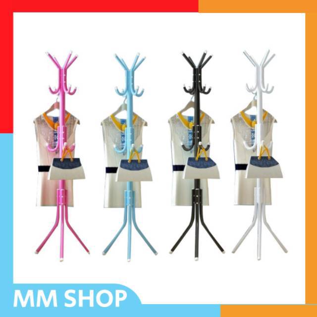 Promo Stand Hanger Multi Fungsi  Gantungan  Tiang Berdiri 