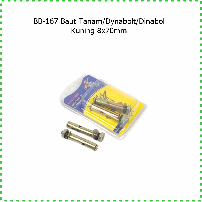 Baut Tanam/Dinabol/Dynabolt 8x70mm