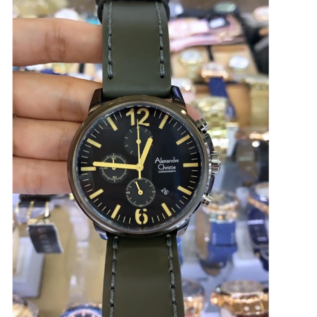 Jam tangan Alexander Christie 6267 army