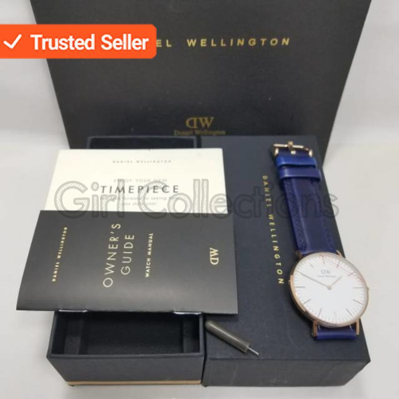 Jam Tangan  klasik Somerset 36mm Navy blue