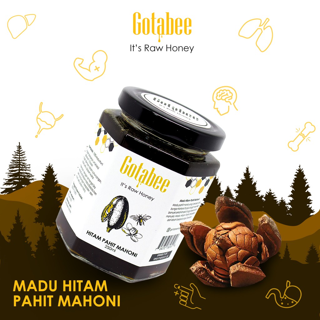 Gotabee Madu Hitam Pahit Mahoni