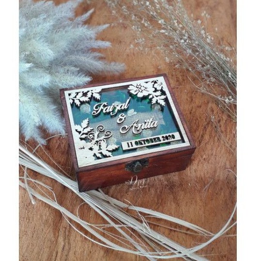 Box cincin / box cincin nikah / box kayu