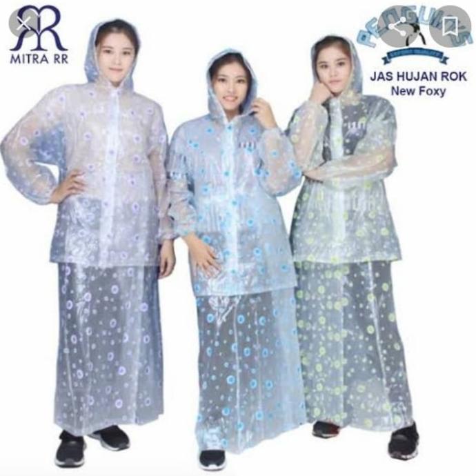 hanya disini] jas hujan penguin foxy uk XL POLKADOT