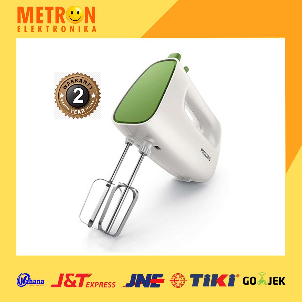 PHILIPS HR 1552 / 40 / MIXER TANGAN HIJAU / HAND MIXER GREEN / HR1552