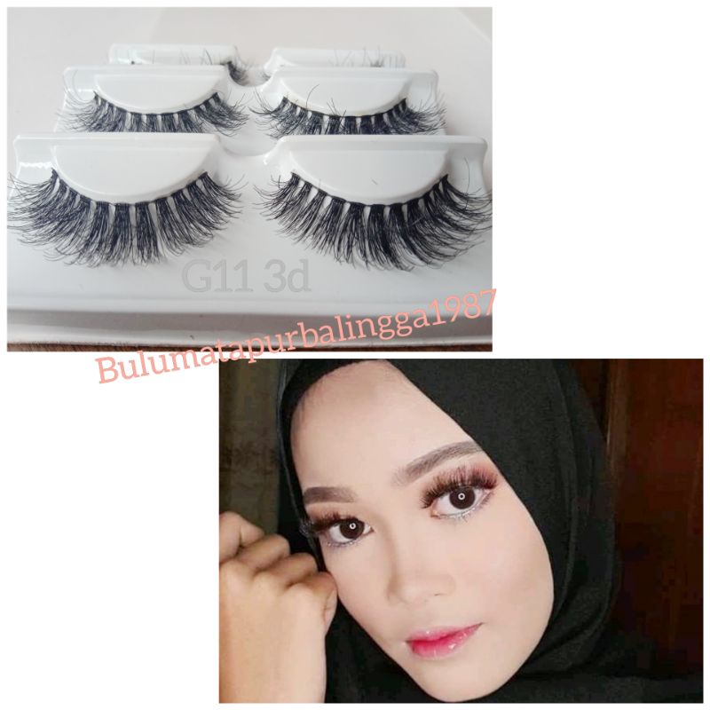 Bulumata G11 3d +penutup mika transparan