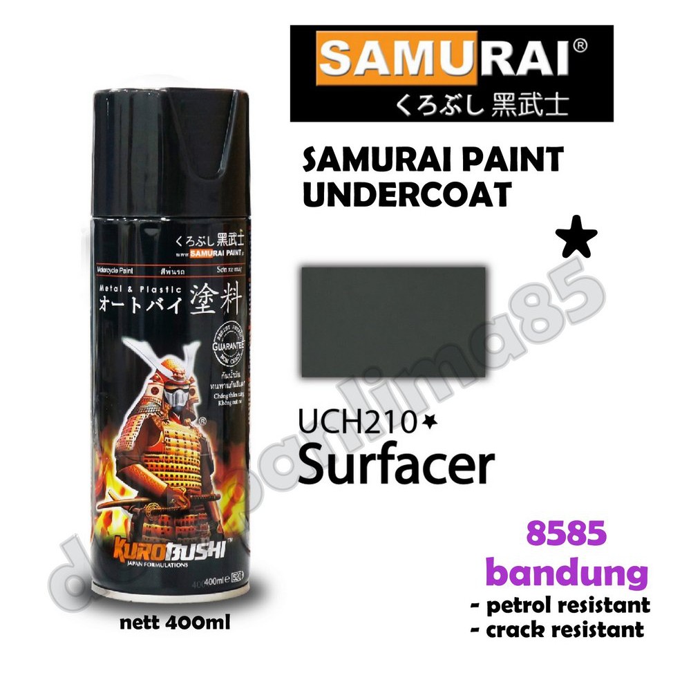 Promo Samurai Paint UCH210 Surfacer-Epoxy Cat Dasar-Cat Semprot terbaik