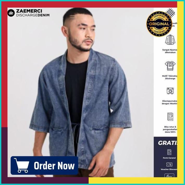Mahesa Kimono Denim Zaemerci - S