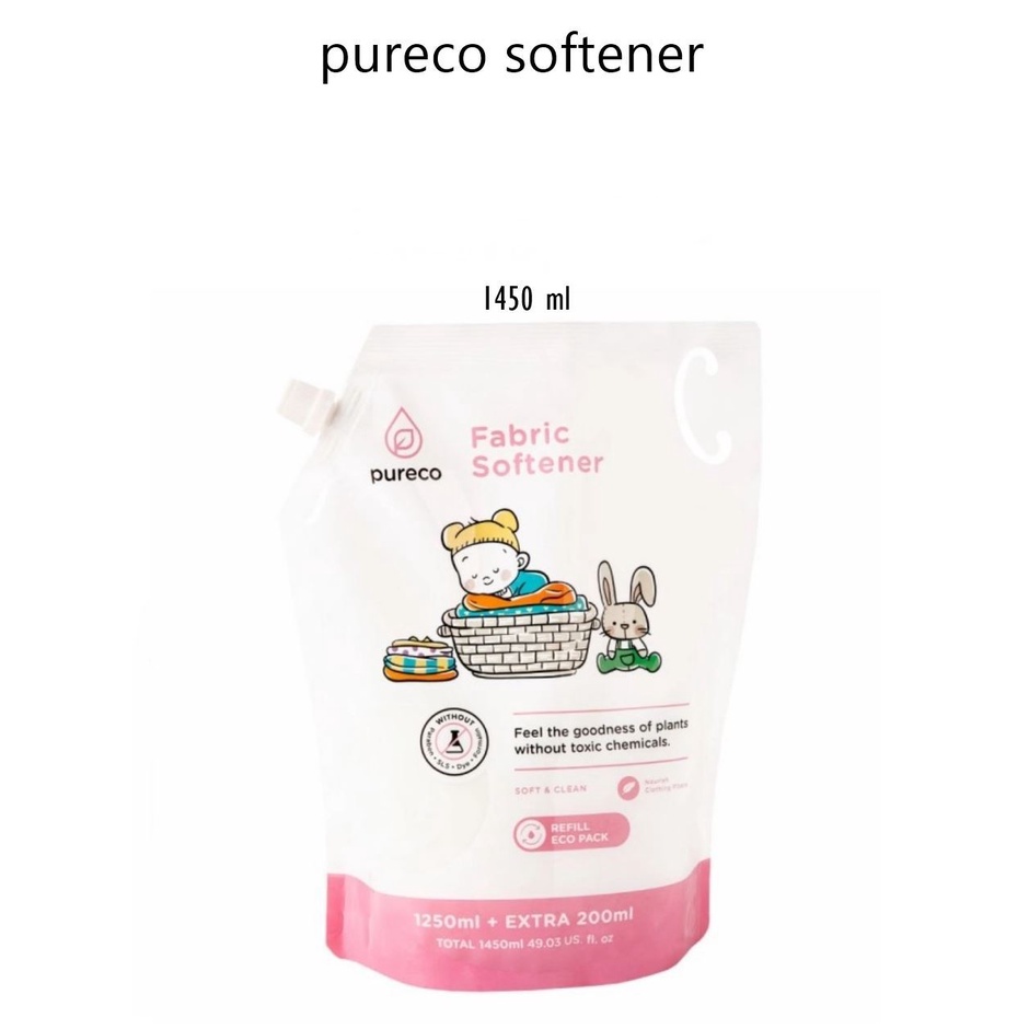 PURECO Fabric Softener Pelembut Pakaian Bayi 1450 ml