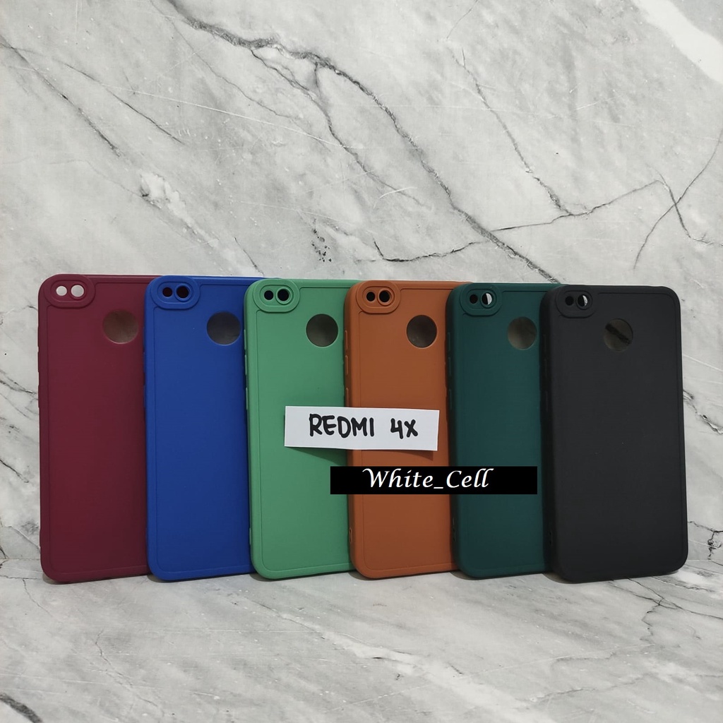 SoftCase ProCamera Silicon Matte Case Full Cover Redmi 4 Prime Redmi 4X Redmi 5 Redmi 6 Redmi 6 Pro Mi A2 Lite Redmi 7 Redmi Note 3 Mi 8 Lite Xiaomi Mi 8 Mi 9 White_Cell