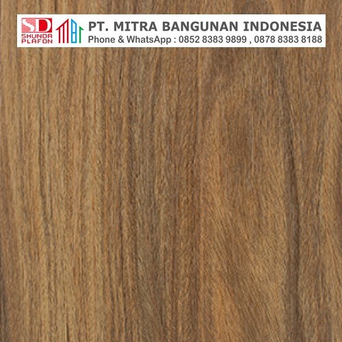 Shunda Plafon PVC - Natural Wood - Dark Teak Wood - NK 20076