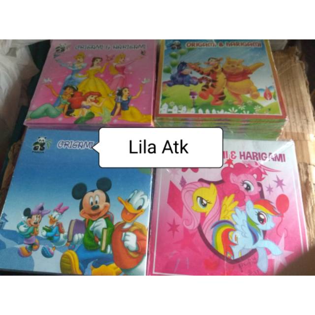 

Kertas Origami warna warni