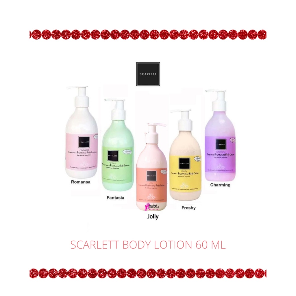 SCARLETT BODY LOTION 60 ML