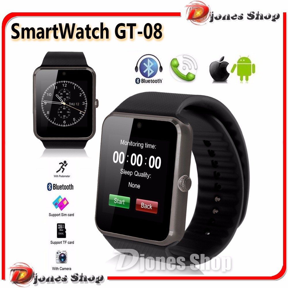 Smart Watch GT08 Smartwatch GT 08 Bluetooth SimCard Camera