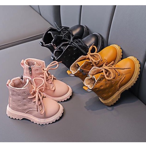 PROMO 12.12 PUNCAK Okaybaby B125 Sepatu Boot Marting Anak Laki-laki/Perempuan IMPORT (FREE BOX) Termurah Fahion Sepatu Sendal Import Terbaru Kekinian