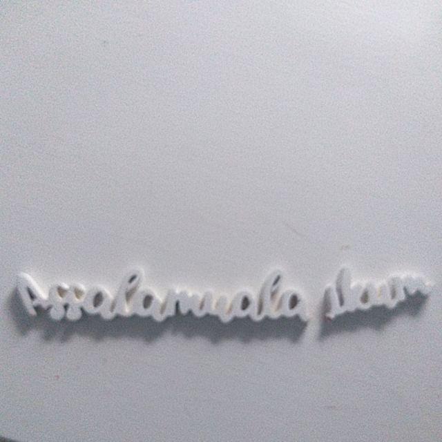 Tulisan Kayu Assalamualaikum