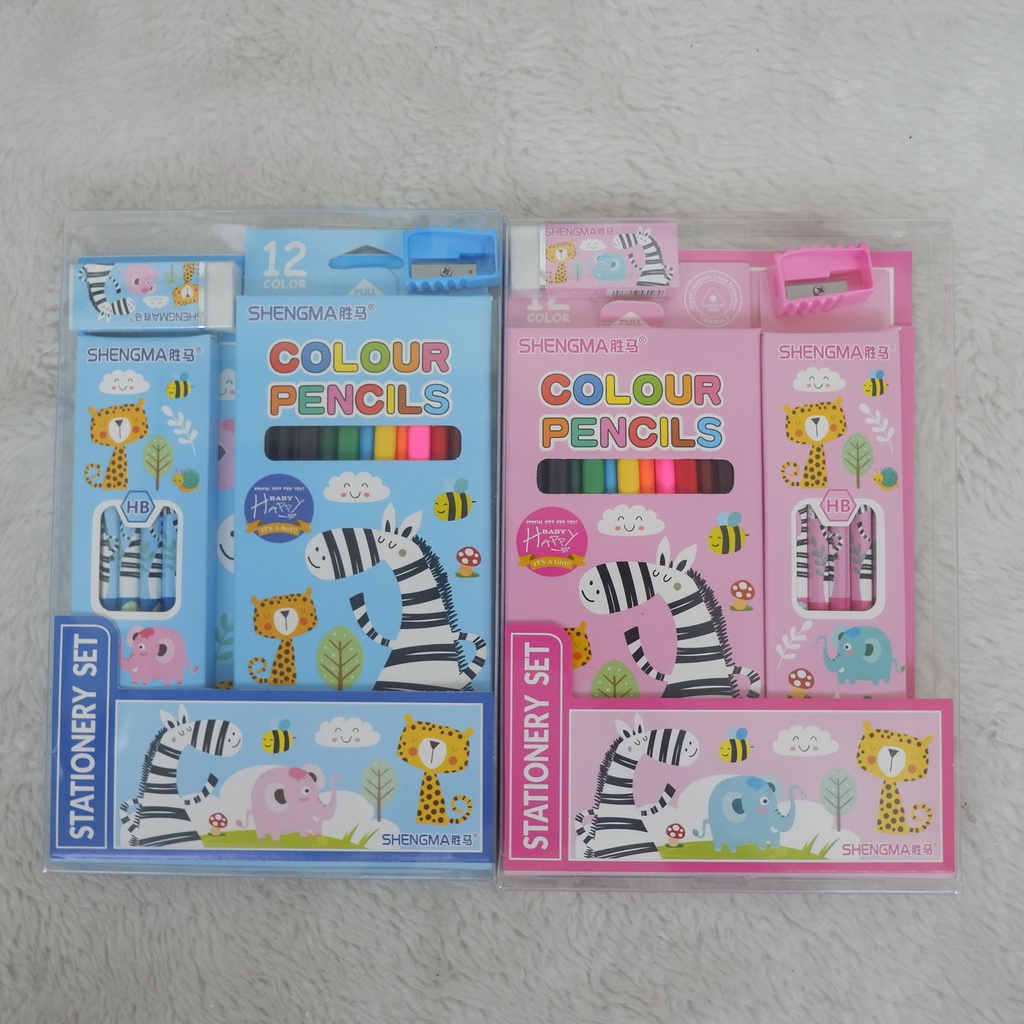 

STATIONERY SET #41172 Set Alat Tulis Anak Karakter Fancy Gambar Lucu