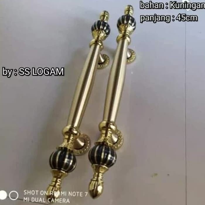 HANDLE KUNINGAN ASLI - HANDLE PINTU RUMAH KUNINGAN ANTIQ Termurah