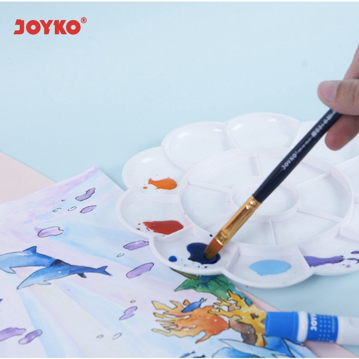 

Terlaris Water Color Cat Air Joyko Titi Wac-6Ml-12 Warna Colors Sale!!!