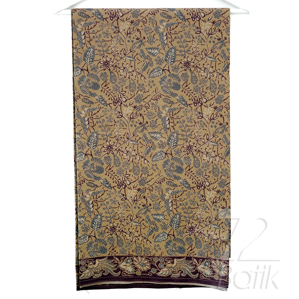 KAIN BATIK PREMIUM Dobby Motif Kupu Kembang Warna Cream Krem Crem Kream Putih Tulang 729934 Cap 72 Jarik Jarit Samping Kebat Panjang Batik Dobby Modern Premium Bahan Seragam Batik Pernikahan Kantor Keluarga Murah Kamen Jadi Batik Bali Lembaran