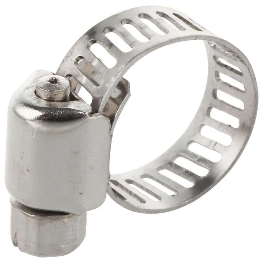 Klem Selang Dorong QUINTON Kualitas Tinggi Pengencang Tube Clamp Stainless Still Fuel Line Pipe Worm Gear Clip