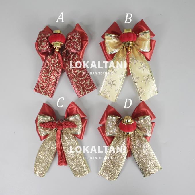 

Pita Hias Siap Pakai Natal/ Pita Parcel Hampers/ Pita Rustic Vintage