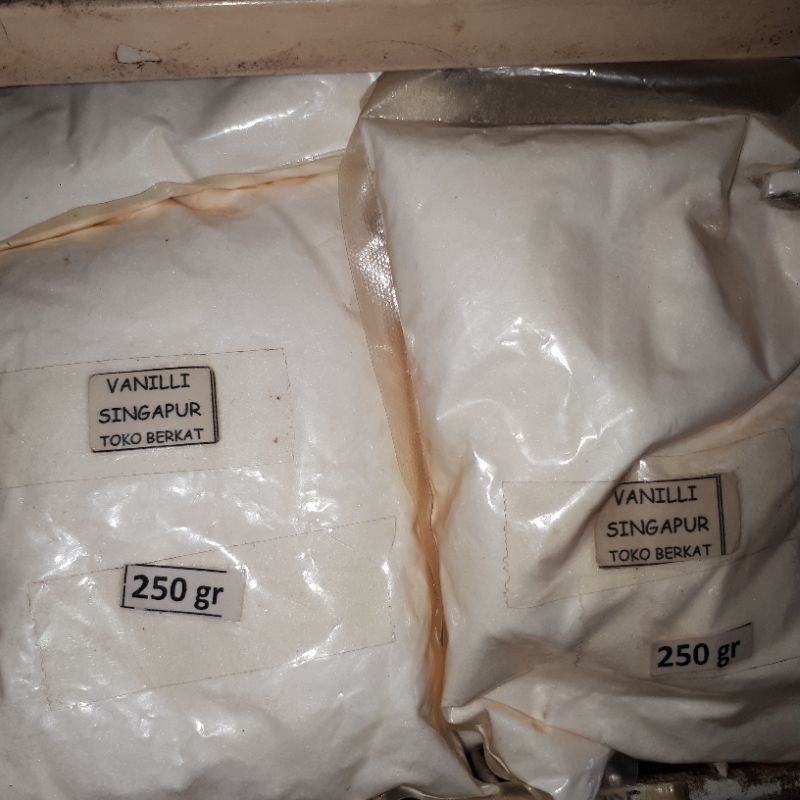 

Vanili Singapur repack 250gr