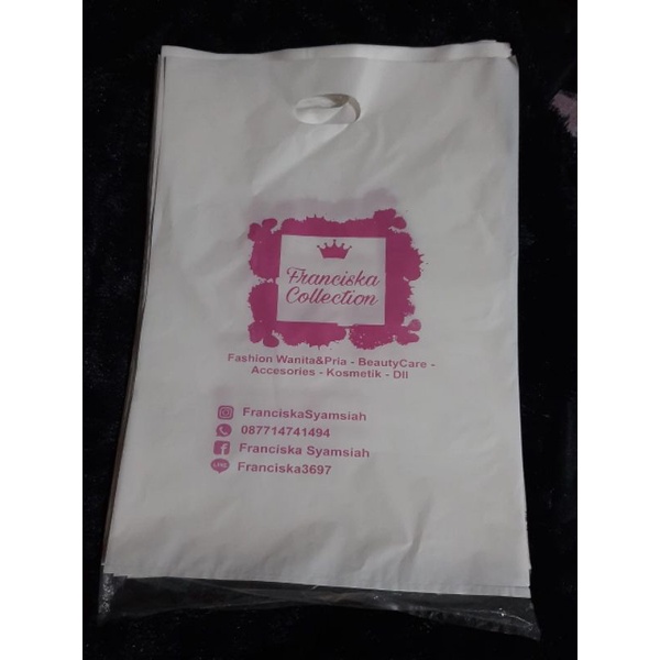 Plastik Sablon / Plastik Distro Custom free desain