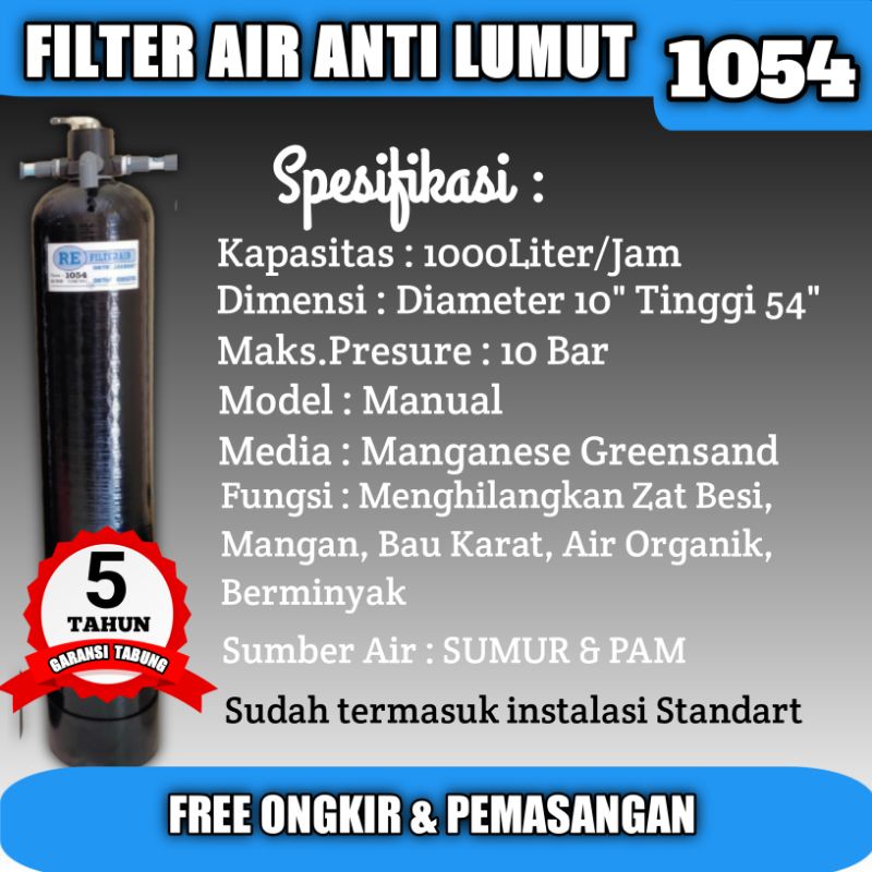 Promo... Filter Air Sumur Bor - Filter Air PDAM - Filter Air Minum - RE FILTER