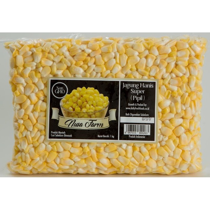 (FROZEN) Jagung Manis Pipil - Daily Fresh 1000 Gram