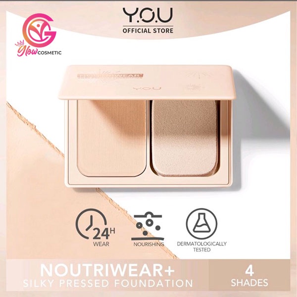 YOU NOUTRIWEAR+ SILKY PRESSED FOUNDATION 7GR