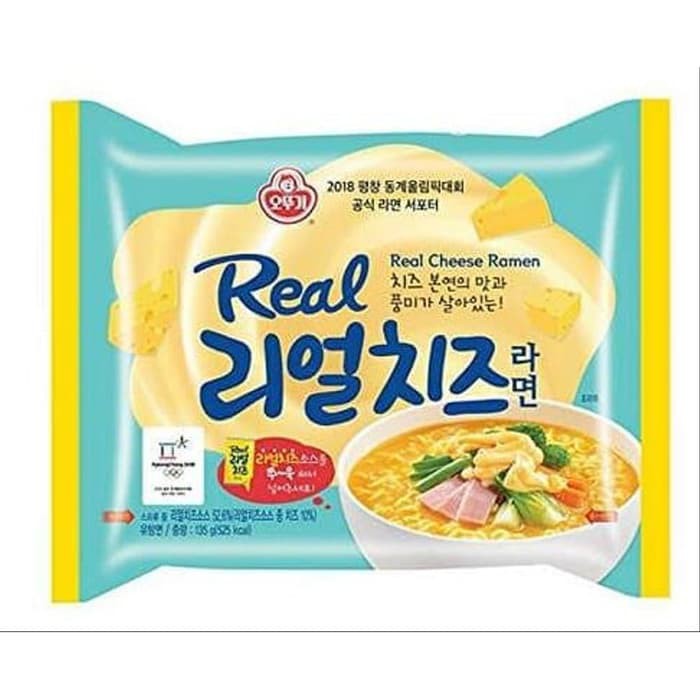 

Ottogi Real cheese ramen . mie korea rasa keju . 135gr non halal