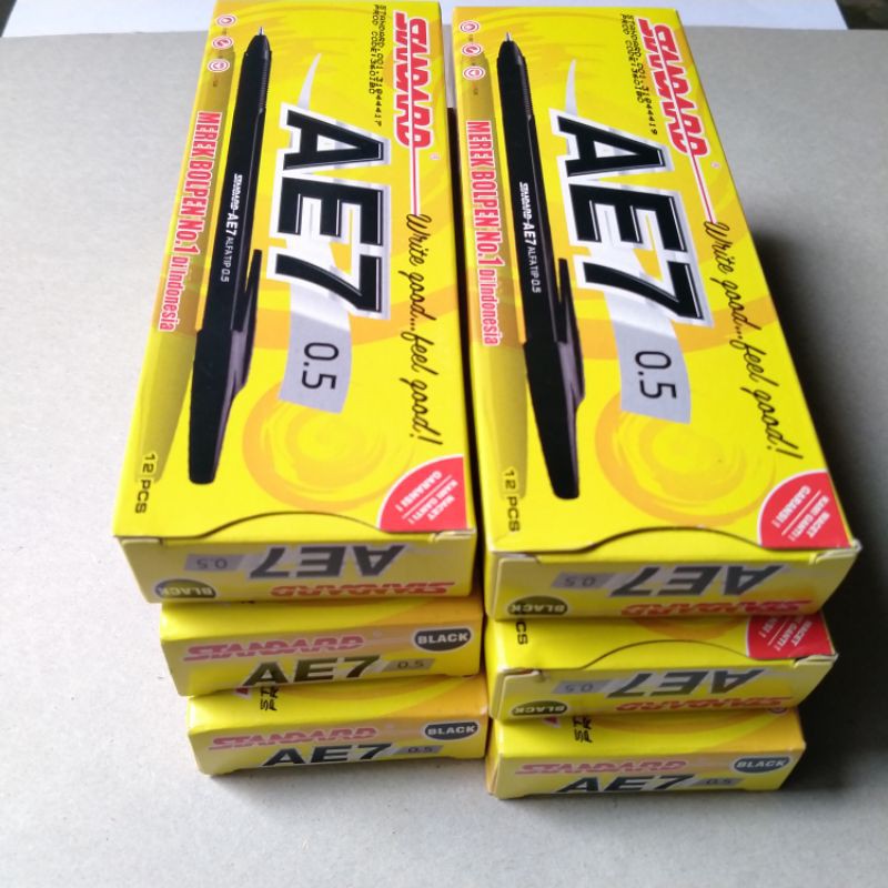

Pulpen Standard AE7 05 mm, (harga per 12pcs),1 kotak