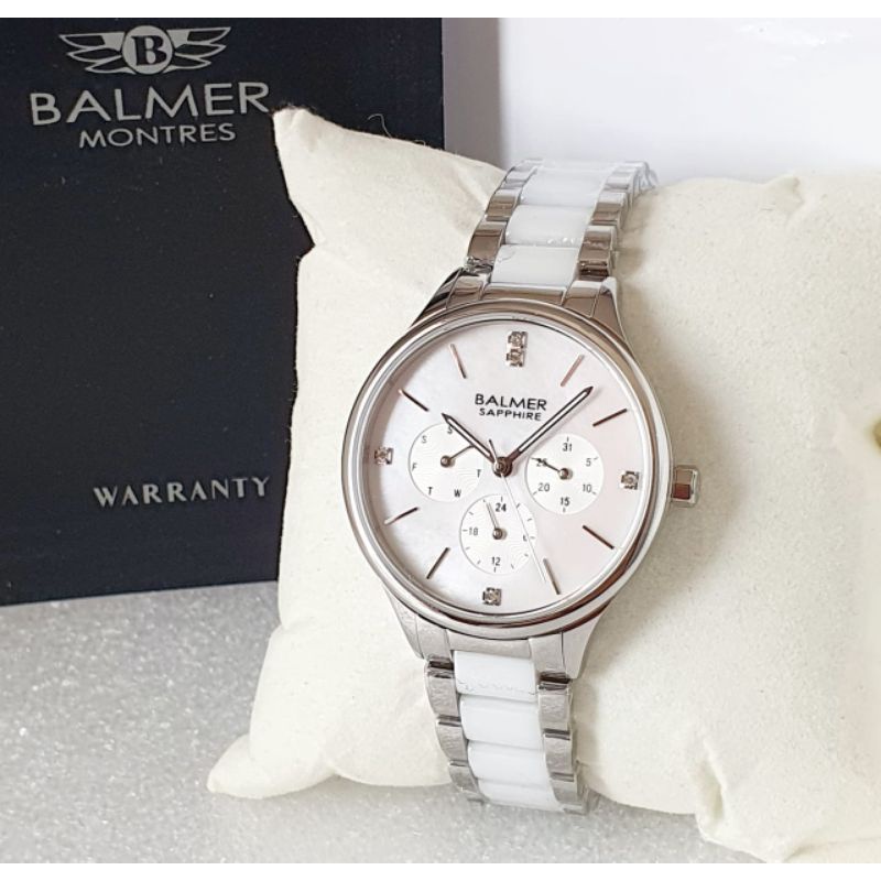 JAM TANGAN BALMER 8157 CHRONO STAINLESS KOMBI KERAMIK ORIGINAL