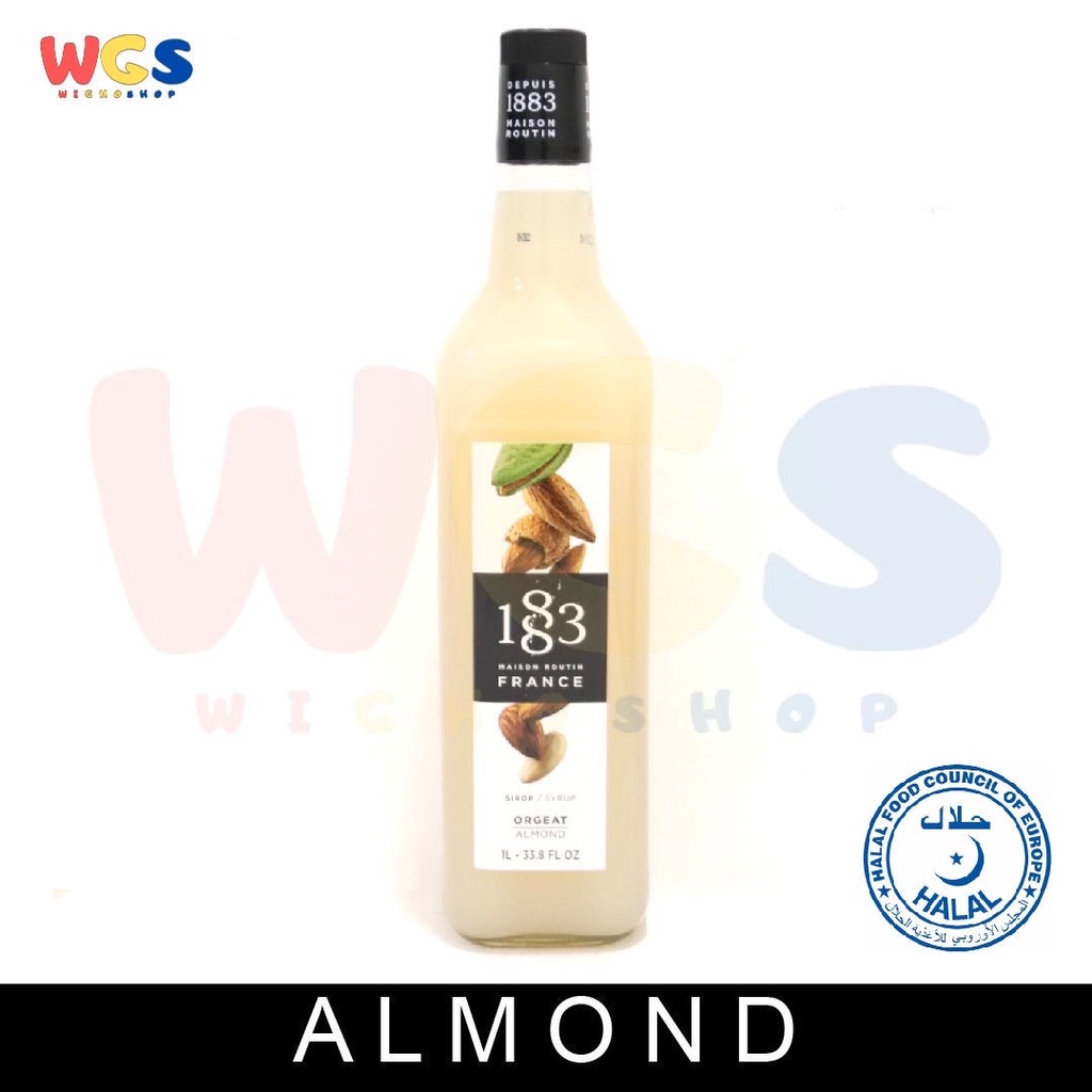 

1883 Maison Routin France Syrup Almond Flavored 1 ltr - 33.8 fl oz