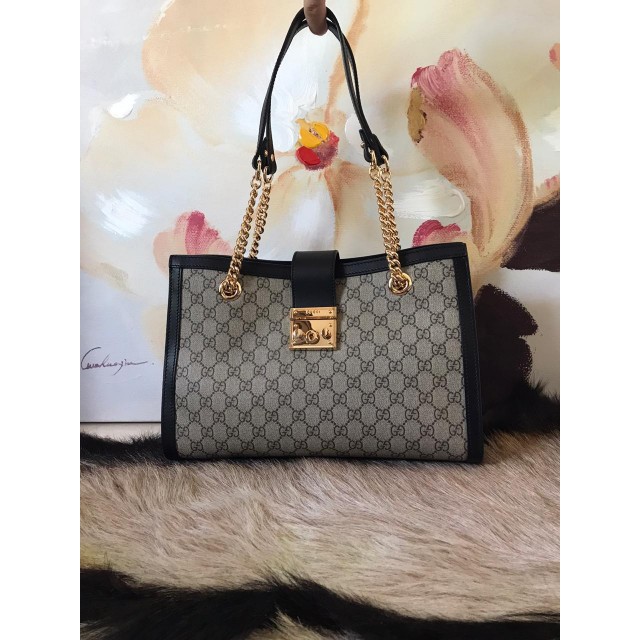 padlock medium gg shoulder bag