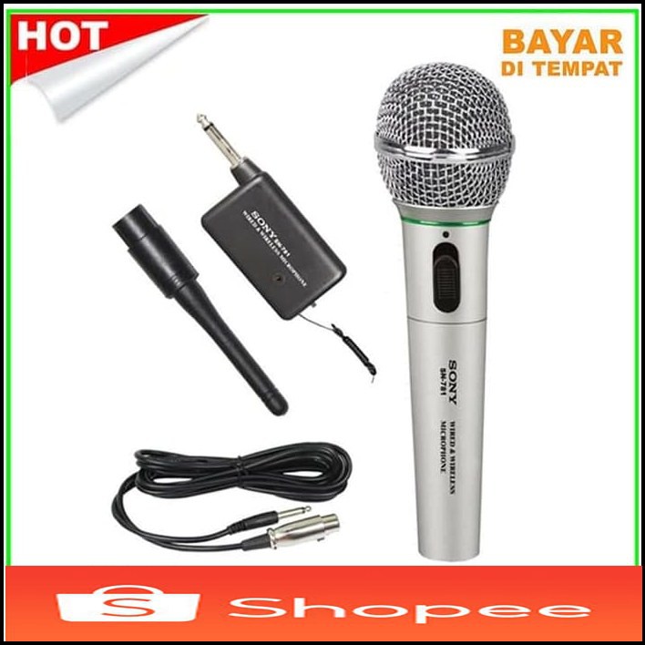 Mic Sony SN 781/m90 Microphone Bisa wireless dan kabel