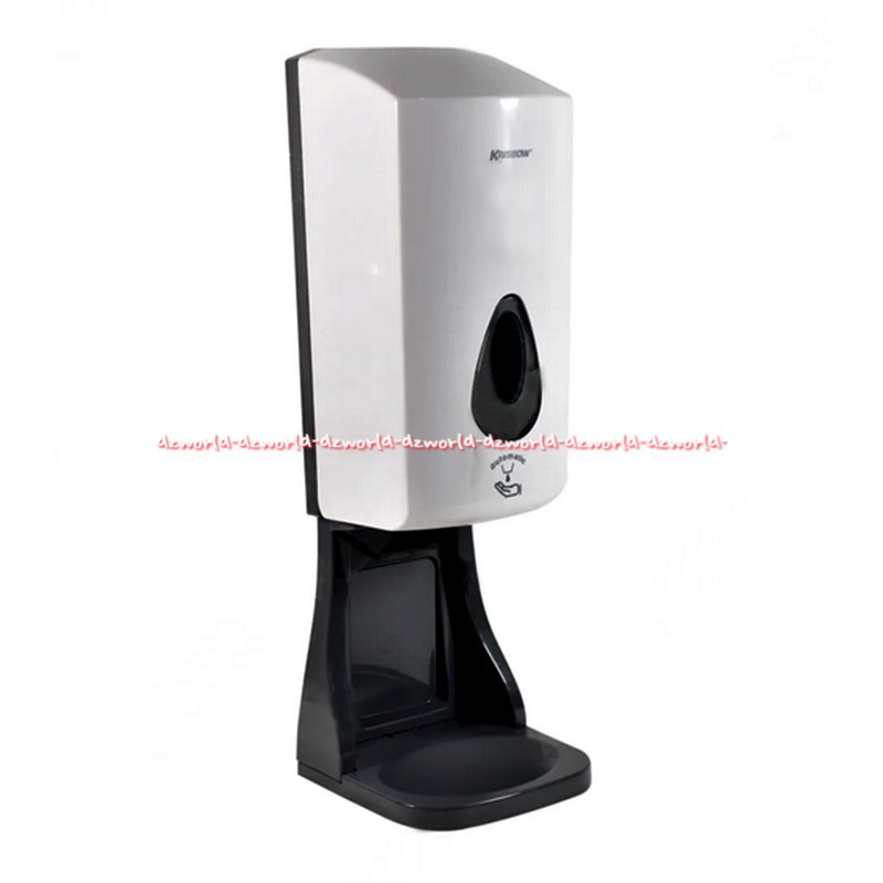 Krisbow Automatic Soap Dispenser Sabun Cair Putih Sanitizer 1L Dengan Tatakan Alas Sabun Tempat Sabun Cair Model Sensor Otomatis 1 ltr 1 Litter Kris Soaps