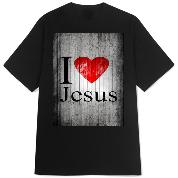 Kaos I Love Jesus Tshirt Unisex