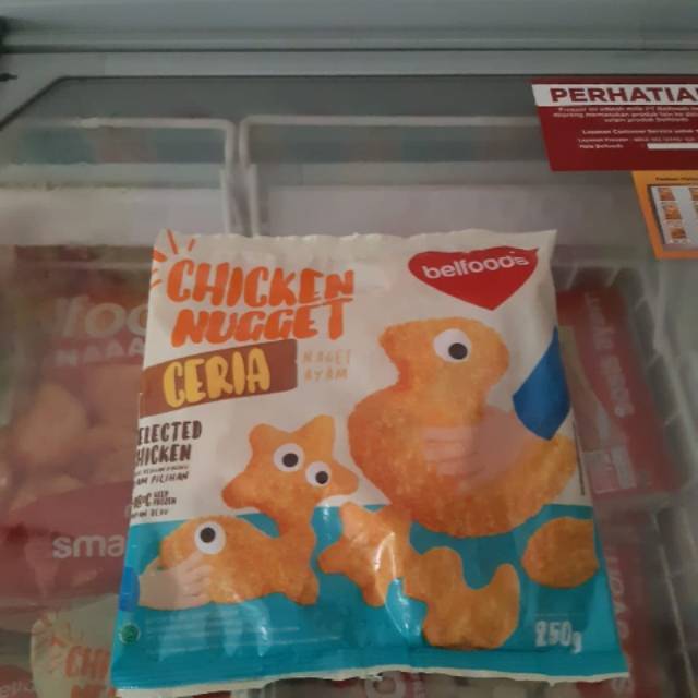 

Belfoods Favorite Chicken Nugget Ceria 250gr / Naget Ayam Bentuk Lucu 250gr