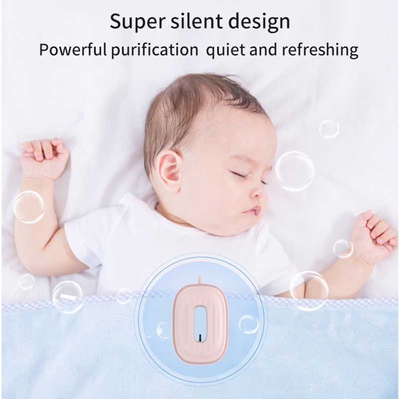 Wearable Air Purifier Necklace Portable Mini Ionizer USB Ioniser Air Fresher Negative Ion Ozone Generator For Adults Kid OWT