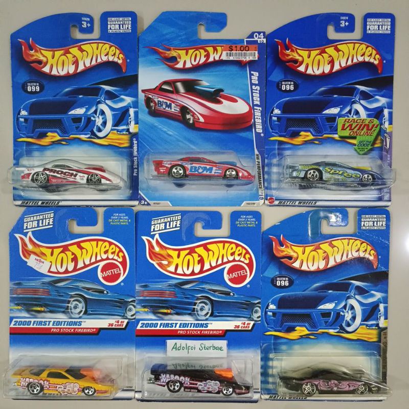 hotwheels hot wheels pro stock prostock firebird hw performance 2000 first editions skin deep series