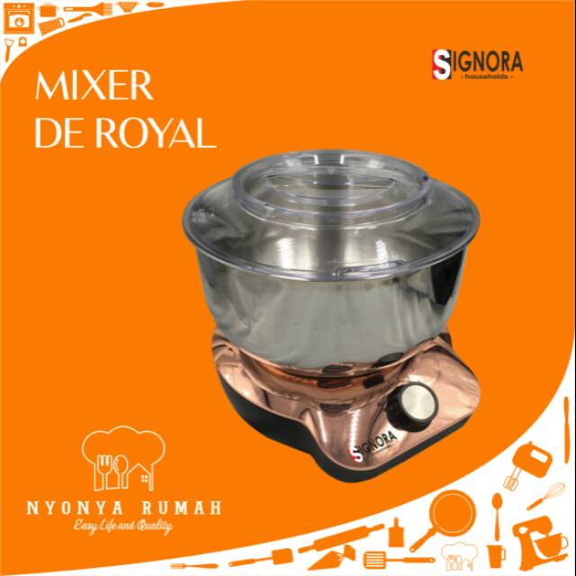 Signora Mixer De Royal/Standing mixer/Mixer with bowl/Mixer Signora