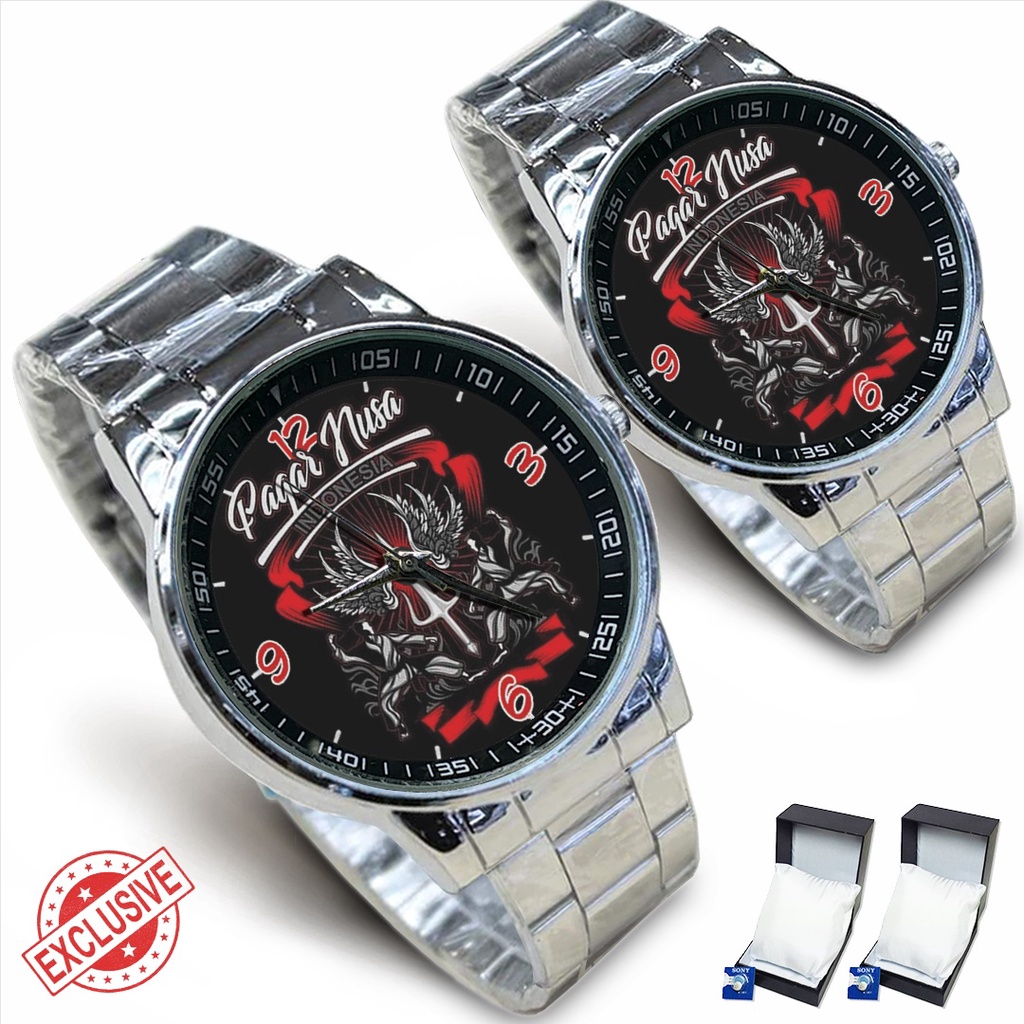 Jam Tangan Rantai Couple PAGAR NUSA INDONESIA - 01 (Limited Edition)