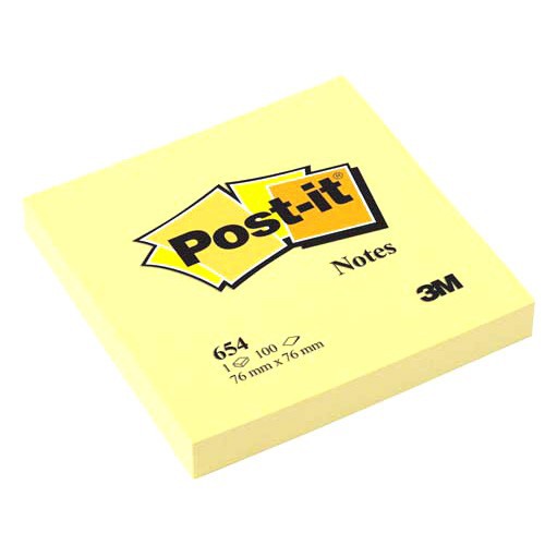 Jual Stick Note / Memo Pad Post It 3M No. 654 Indonesia|Shopee Indonesia